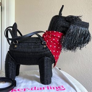 Wicker Darling Morris the Scottish Terrier Handbag